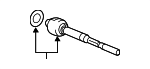 53610TZ5A01 - Steering: Inner Tie Rod for Acura Image