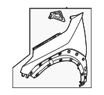 66310DO000 - Body: Fender for Kia Image image