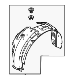 86811DO000 - Body: Fender Liner for Kia Image image