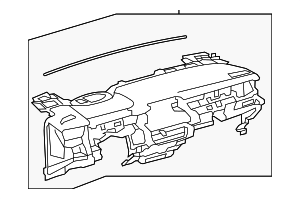 554000A050C0 - Body: Instrument Panel for Toyota: Corolla Cross Image