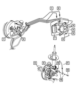 5142284AA - Brakes: Hydraulic Control Unit Bracket for Mopar Image