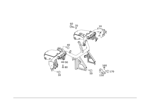 Crossmember Below Instrument Panel for 2011 Mercedes-Benz SLS AMG #0