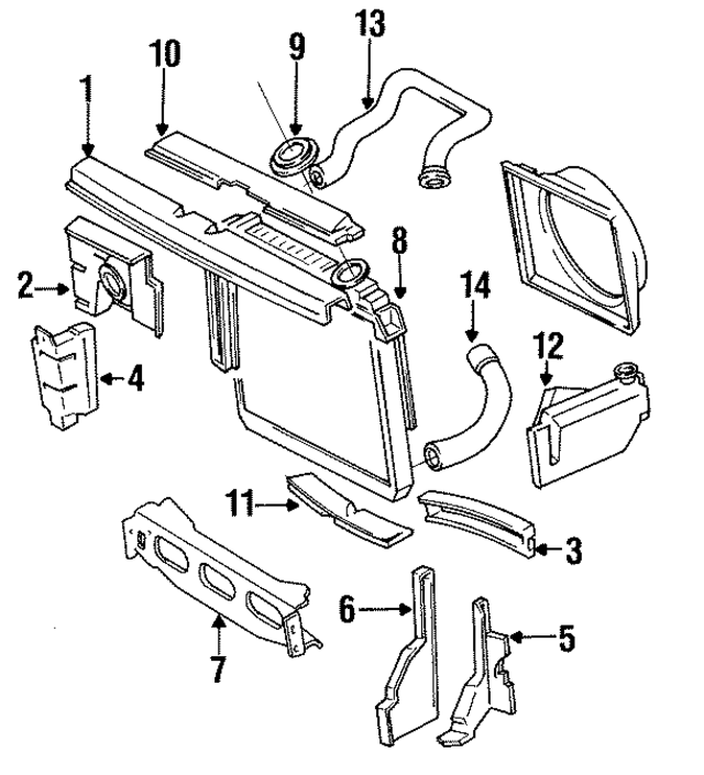 CS55235220AC - Cooling System: Side Baffle for Mopar Image
