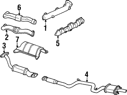 Exhaust Components for 1998 Pontiac Grand Prix #0