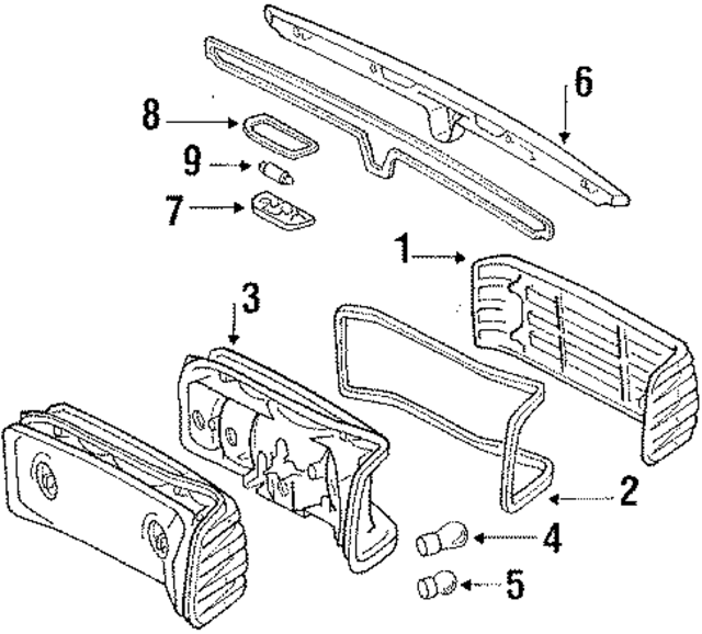 1268200566 - Electrical: Lens for Mercedes-Benz Image