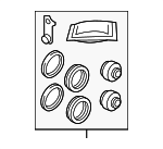LR086604 - Brakes: Bushing Kit for Land-Rover Image