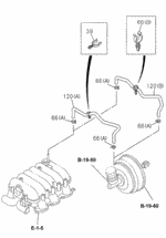 8972227650 - : Clip, Vacuum Hose for Honda Image