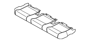 LK4Z9963804AAE - Body: Cushion Cover for Ford Image