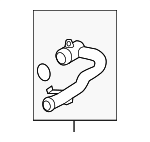 59121071CR - Cooling System: Connector Tube for Audi Image