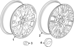 84886617 - : Wheel, Alloy for Chevrolet: Traverse Image