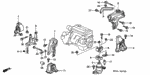 90162SV4000 - Body/Air Conditioning: BOLT-WASHER (10X30) for Honda Image