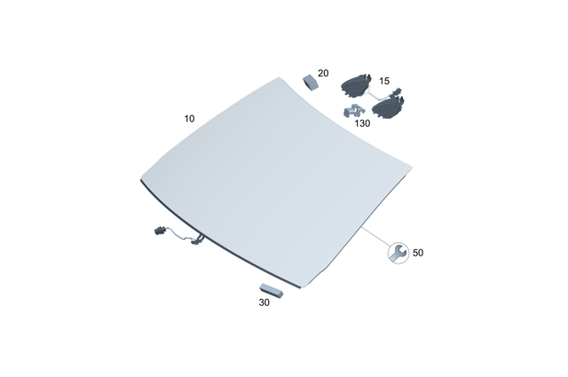 206670960164 - Window System: Windshield for Mercedes-Benz Image image