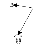 9046706070A1 - Body: Headliner Clip for Toyota: Land Cruiser Image