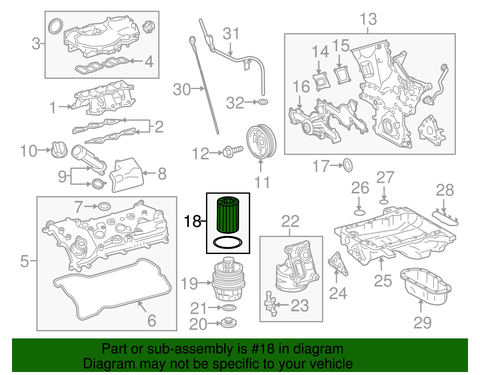Toyota Oil Filter Camry Highlander RAV4 Sienna Tacoma Venza