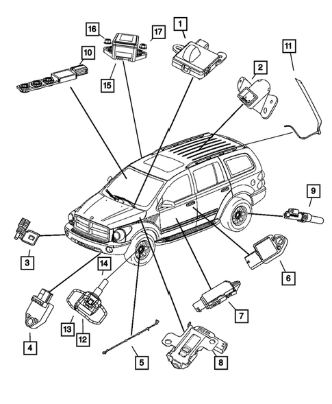 Sensors for 2007 Dodge Durango #0