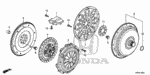 21351RNA000 - Engine: COVER, TORQUE CONVERTER CASE for Honda Image
