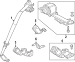 48283W0A00ZA - Electrical: Outer Belt Assembly for Honda: HR-V Image