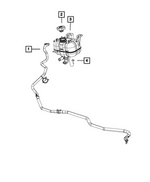 68480496AA - Cooling: Coolant Bottle To Radiator Hose for Mopar Image