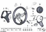 32307851498 - Steering: M Sports Steering Wheel Leather for BMW Image