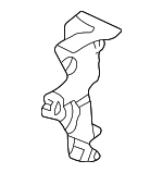 825628J000 - Body: Lock Assembly Cover for Nissan: Altima Image