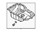 215102M870 - Engine: Oil Pan for Hyundai Image