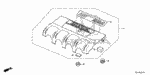 17121RTW000 - Engine: COVER, ENGINE for Honda Image