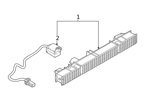 High Mounted Stop Lamp for 2020 INFINITI Q60 #0
