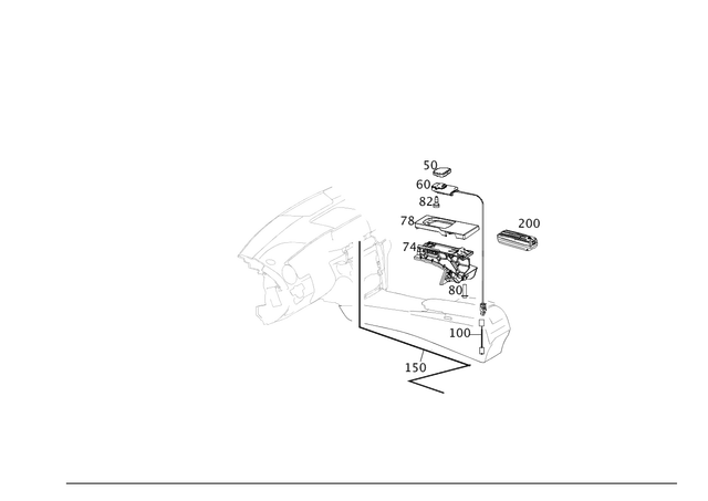 2228200554 - Electrical System: Contact Plate, Mob. Phone for Mercedes-Benz: C250, C300, C350, C350e, C400, C43 AMG, C450 AMG, C63 AMG, C63 AMG S, CLS400, CLS550, CLS63 AMG, CLS63 AMG S, E250, E300, E350, E400, E43 AMG, E450, E53 AMG, E550, E63 AMG, E63 AMG S, GLK250, GLK350, SL400, SL450, SL550, SL63 AMG, SL65 AMG, SLC300, SLC43 AMG, SLK250, SLK300, SLK350, SLK55 AMG Image image