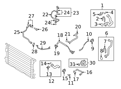 Hoses & Lines for 2015 Audi A5 Quattro #0