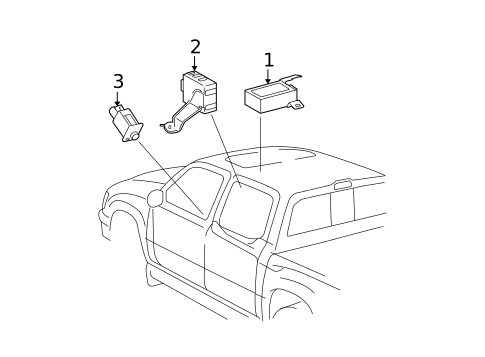 Tire Pressure Monitor Components for 2006 Toyota Tundra #0
