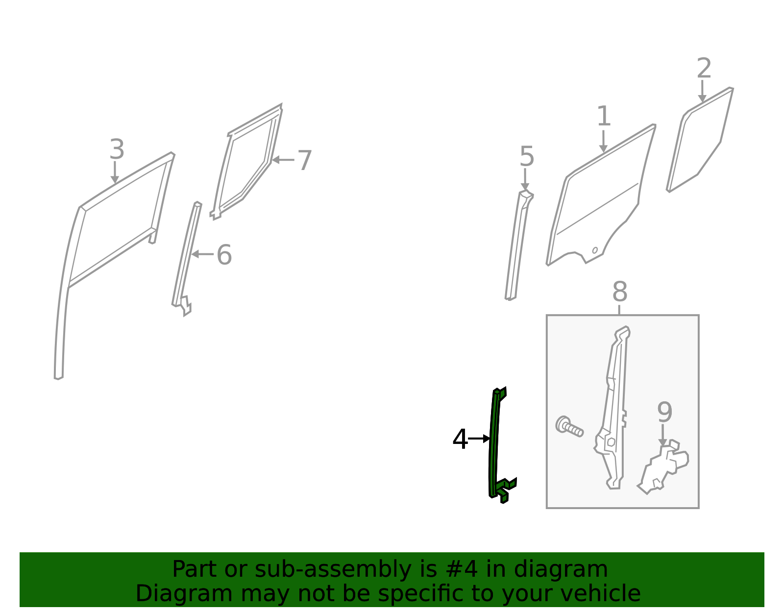 2014-2023 Ford Transit Connect Lower Guide DT1Z-6122296-A | Awesome ...