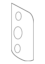 1K0831288B - Body: Lower Plate for Volkswagen: Golf, Golf R, GTI, Jetta, R32, Rabbit Image