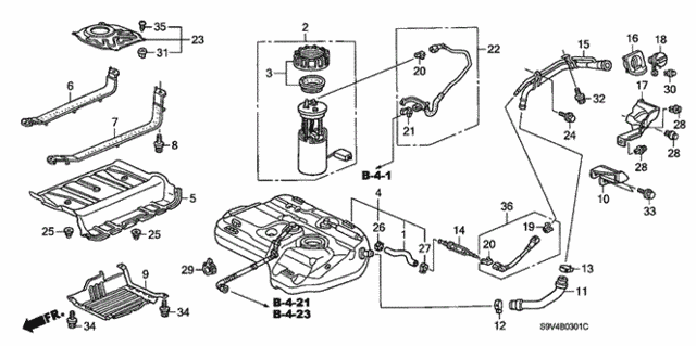 Fuel Tank (2) for 2005 Honda Pilot #0