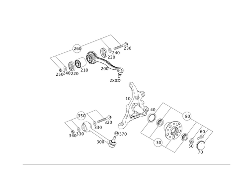 Steering Knuckle and Control Arm for 2015 Mercedes-Benz E550 #0