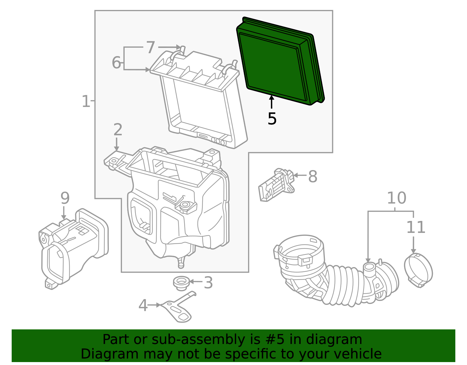16546-6GP0B - Air Filter 2023-2025 Nissan Z | Official Nissan