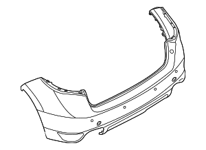95850541101G2X - Body: Bumper Cover for Porsche Image