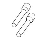 GS1D61K25 - HVAC: A/C Expansion Valve Bolt for Mazda Image