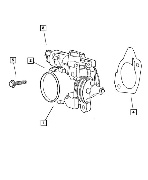 Throttle Body for 2001 Dodge Caravan #0