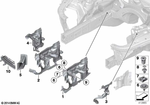51117362698 - : Grille, Engine Oil Cooler, Right for BMW Image