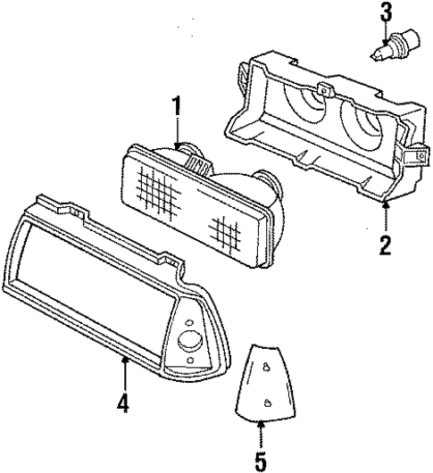 Bulbs - Chassis for 1988 Oldsmobile 98 #0