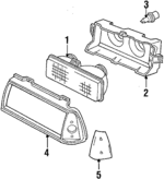 920118 - Electrical: Side Marker Lamp for Oldsmobile: 98, Delta 88 Image