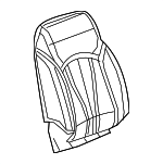 84047416 - : Mink Passenger Seat Cushion Cover for Buick: Envision Image