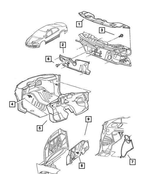 Carpet for 2002 Chrysler Concorde #1