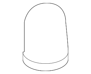 99762823100 - Electrical: Headlamp Washer Cap for Porsche Image