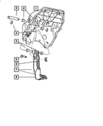 52010318AA - Clutch: Pedal Pivot Shaft for Mopar Image