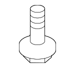 LR106494 - Body: Fender Liner Screw for Land Rover: Defender 110, Defender 130, Defender 90, Discovery, LR3, LR4, Range Rover, Range Rover Sport, Range Rover Velar Image