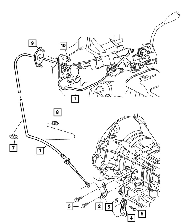56021384 - Automatic Transmission Multi-Speed: Wiring Clip for Mopar Image