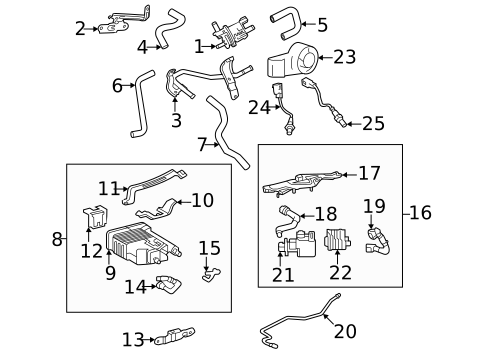 Brackets, Flanges & Hangers for 2025 Toyota Tundra #0