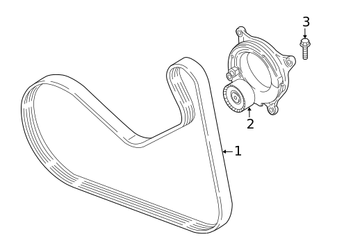 Accessory Drive Belt System Components for 2025 BMW 430i xDrive Gran Coupe #0