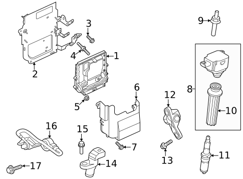 Secondary Ignition for 2021 Lincoln Corsair #0